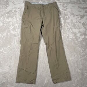 Mountain Hardwear Men's Pants Outdoor Hiking Gorpcore Side Pockets 32x32 Tan